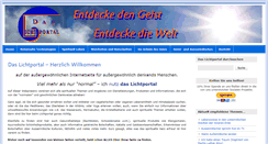 Desktop Screenshot of das-lichtportal.de